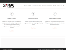 Tablet Screenshot of giamag.com